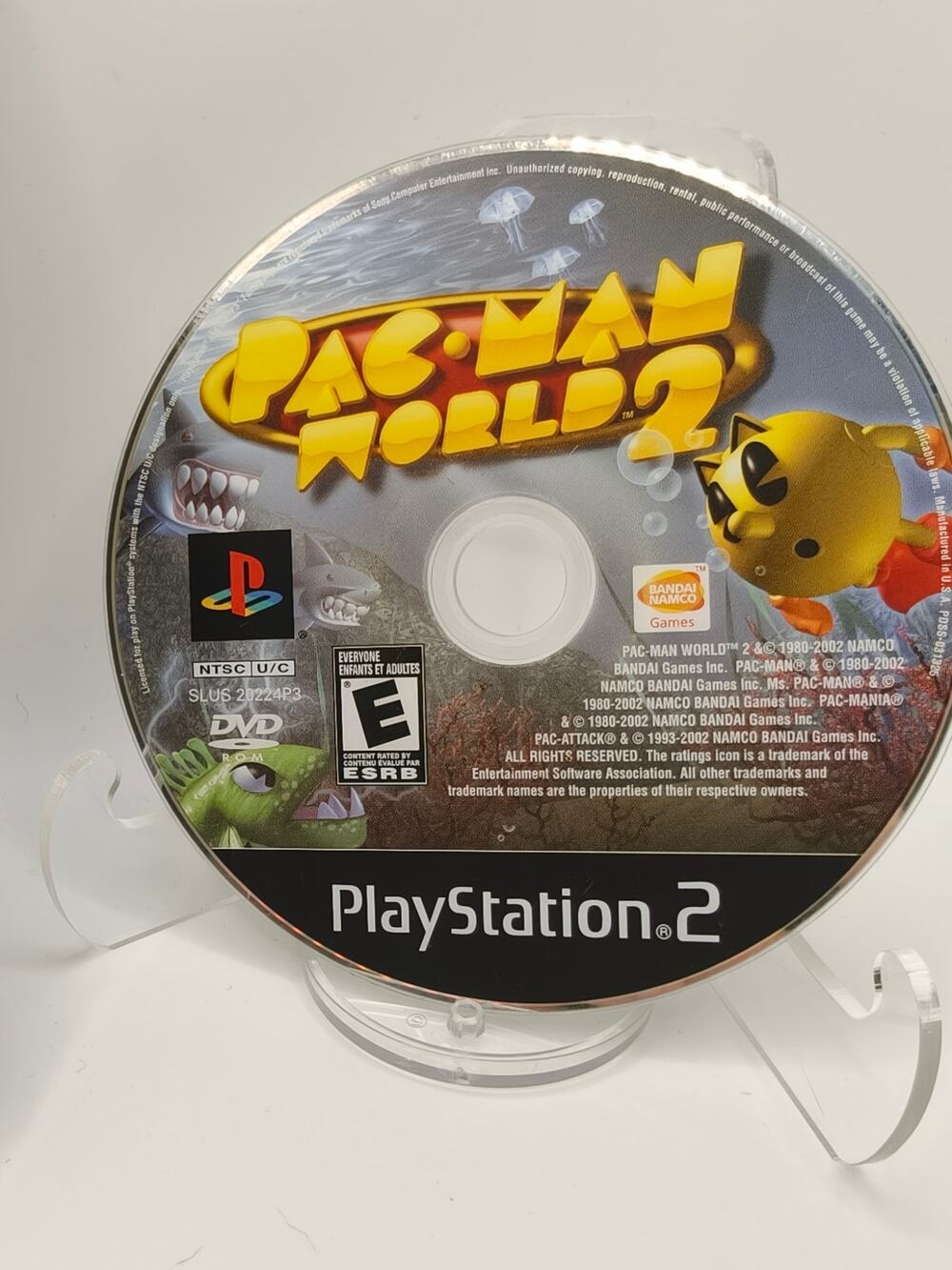 Pac-Man World 2 PS2 Disc Only Tested Namco Platformer
